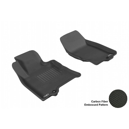 3D Maxpider INFINITI FX35/50/50S 2009-2013/ EX35 2008-2013 KAGU BLACK R1 Floor Mat L1IN00311509